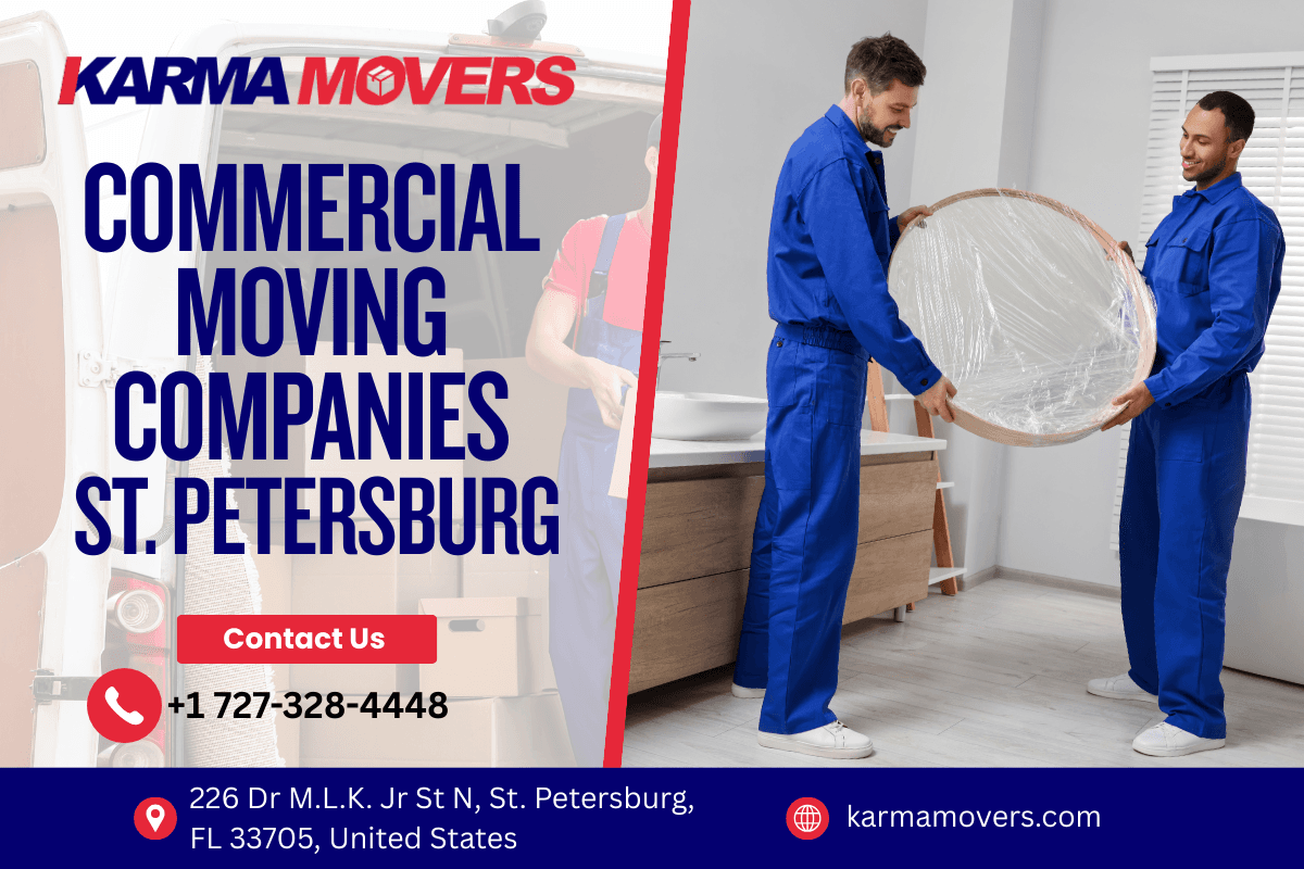 Office relocation completed by commercial moving company in St. Petersburg FL