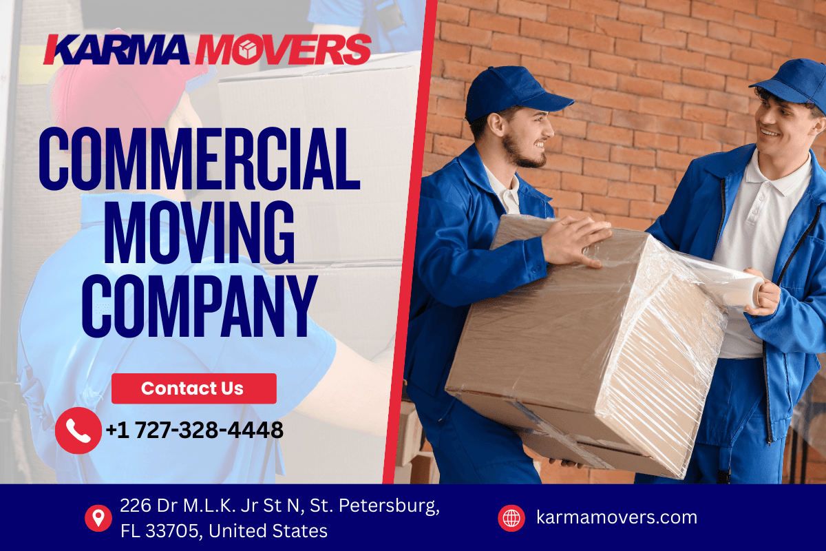 Retail store and hospitality move by commercial moving company in St. Petersburg FL