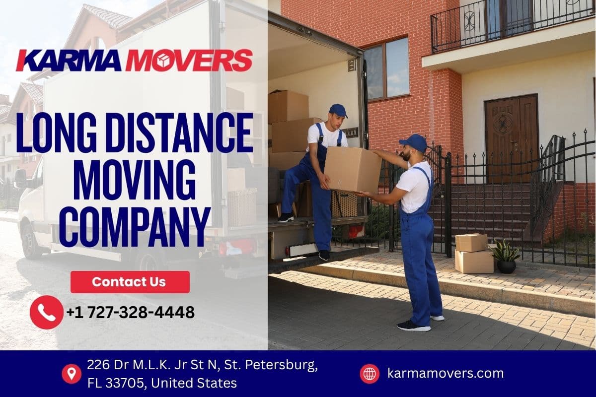 Long-distance moving company providing transparent pricing and binding estimates in St. Petersburg FL