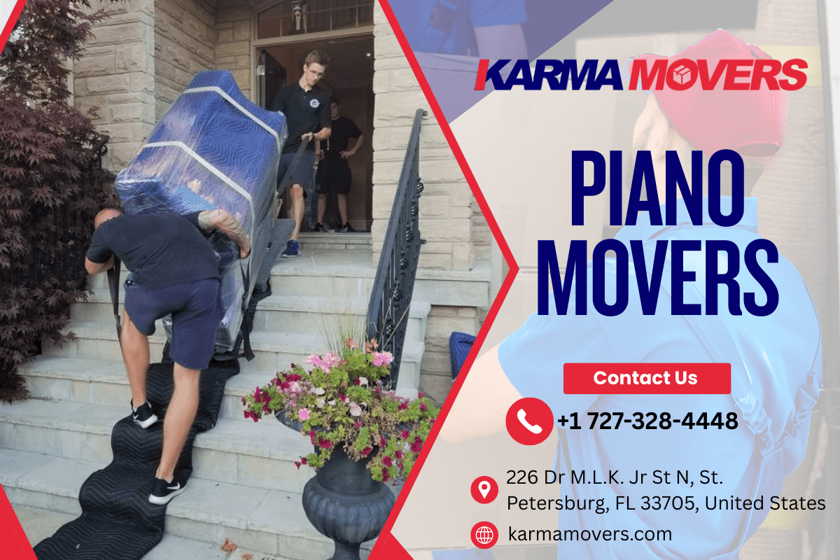 Climate-controlled piano storage facility for safe piano moving in St. Petersburg FL