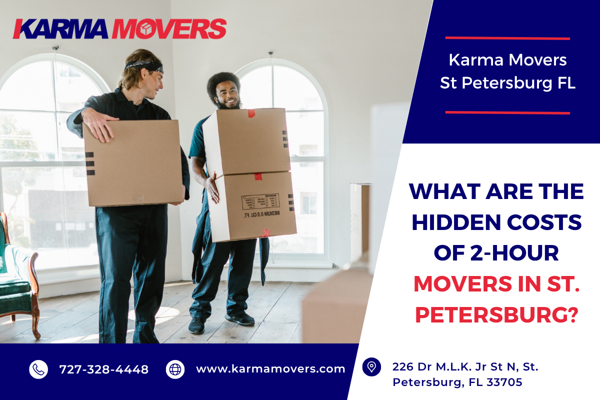 Hidden costs of 2 hour movers
