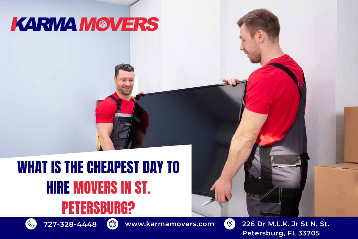 Cheapest day to hire movers