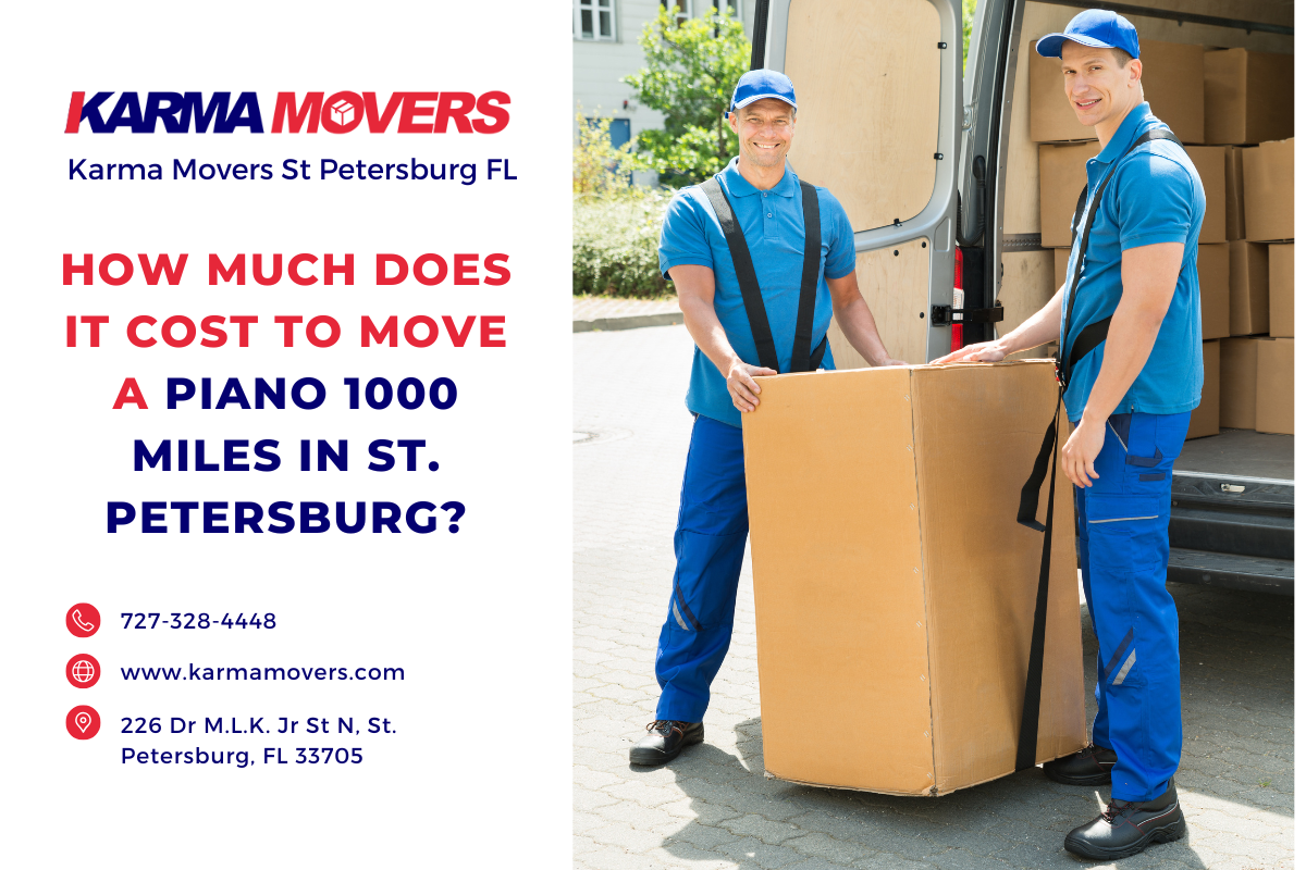 Piano move cost in St. Petersburg